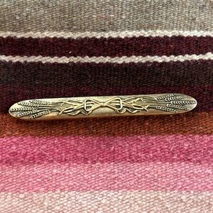 Museum of Fine Arts Wheat & Bow Bar Pin/Brooch